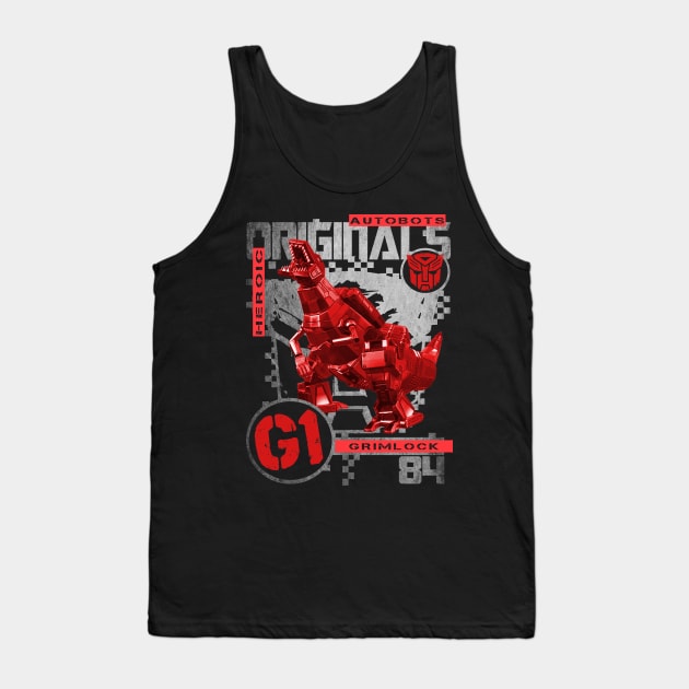 G1 Originals - Grimlock Tank Top by CRD Branding